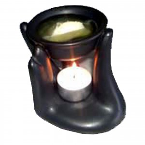 QUEIMADOR DE ÓLEOS ESSENCIAIS - WARM MASSAGE BURNER (AZUL)